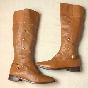 ✳️ Michael Kors Camel Brown Riding Boots 10